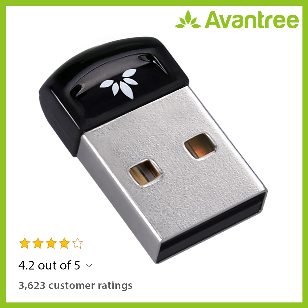 Skup Avantree DG40S USB Bluetooth 4.0 Adapter Dongle na PC laptop Desktop muzyka stereo, połączenie Skype, klawiatura, mysz