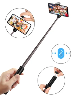

Willkey Portable Bluetooth Selfie Stick Handheld For iPhone Samsung Huawei Android Smart Phone Wireless SelfieStick Super Light