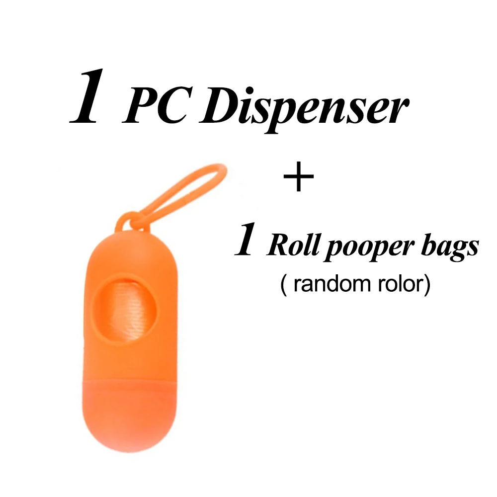 orange-pr0008 Корм для питомцев, Собаки Сумки Pooper Сумка-переноска для собак, для улицы аксессуары Портативный корма мешки для мусора для собак, товары для животных, кошек Pooper для питомцев - Цвет: orange-pr0008