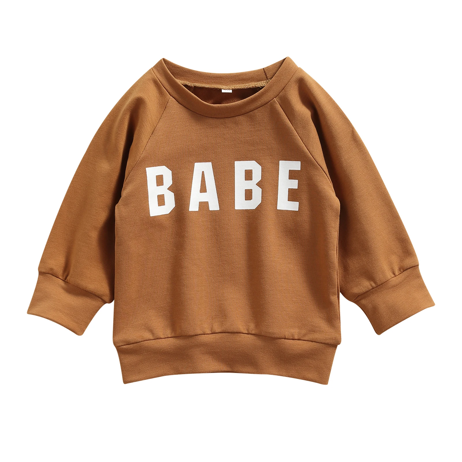 Long Sleeve Toddler Newborn Kids Baby Boys Girls Hoodie Hooded Tops Sweatshirt 