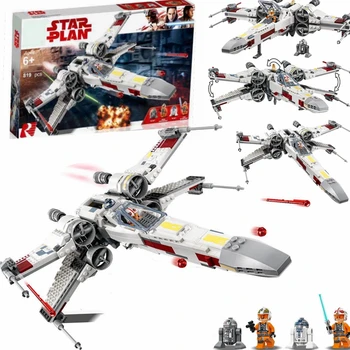 

Lepinblocks 05145 StarWars X-wing Starfighters Building Blocks Compatible 75218 star wars sets Bricks Toys For Children Gift