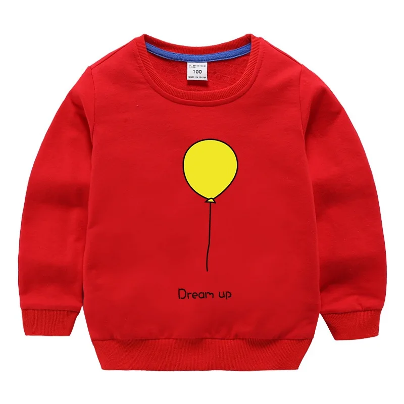 Г. Модная одежда для девочек свитер для маленьких мальчиков топы для детей с рисунком, одежда для маленьких мальчиков Милая одежда с героями мультфильмов для детей от 3 до 10 лет - Цвет: Красный