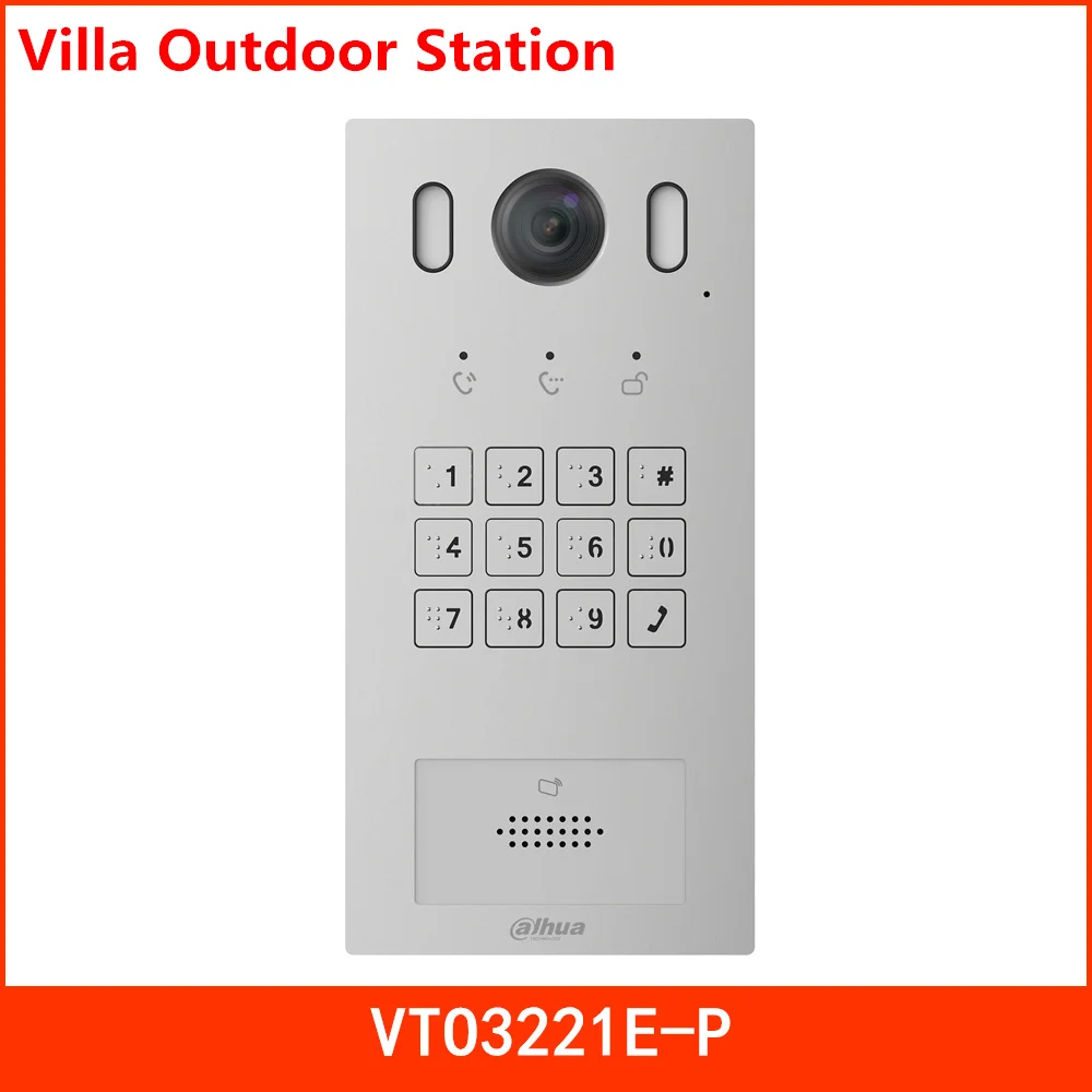 Dahua VTO3221E-P IP клавиатура вилла Открытый станция белый светильник встроенный