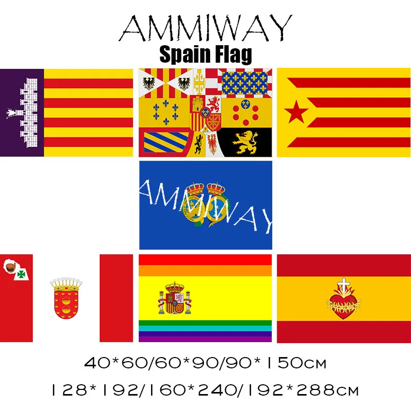AMMIWAY Испания Майорка острова Альфонсо XIII и Хуан де борбон Красная звезда La Gomera Huelva