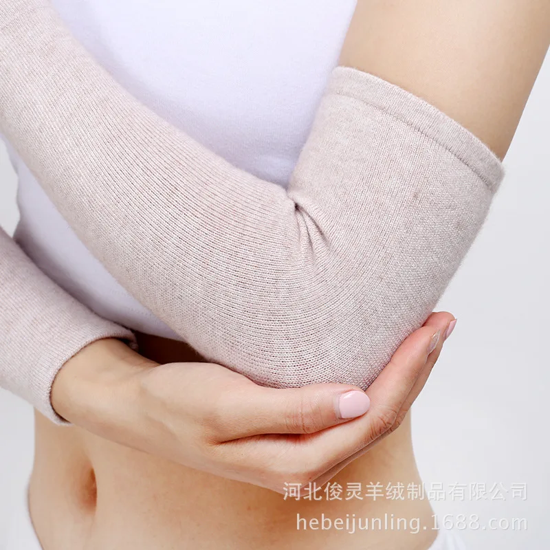 

Winter for Both Men And Women Cashmere Wool Elbow Guard Bracer Arm Sleeve Sun-resistant Air Conditioner House Joints Warmth Rete