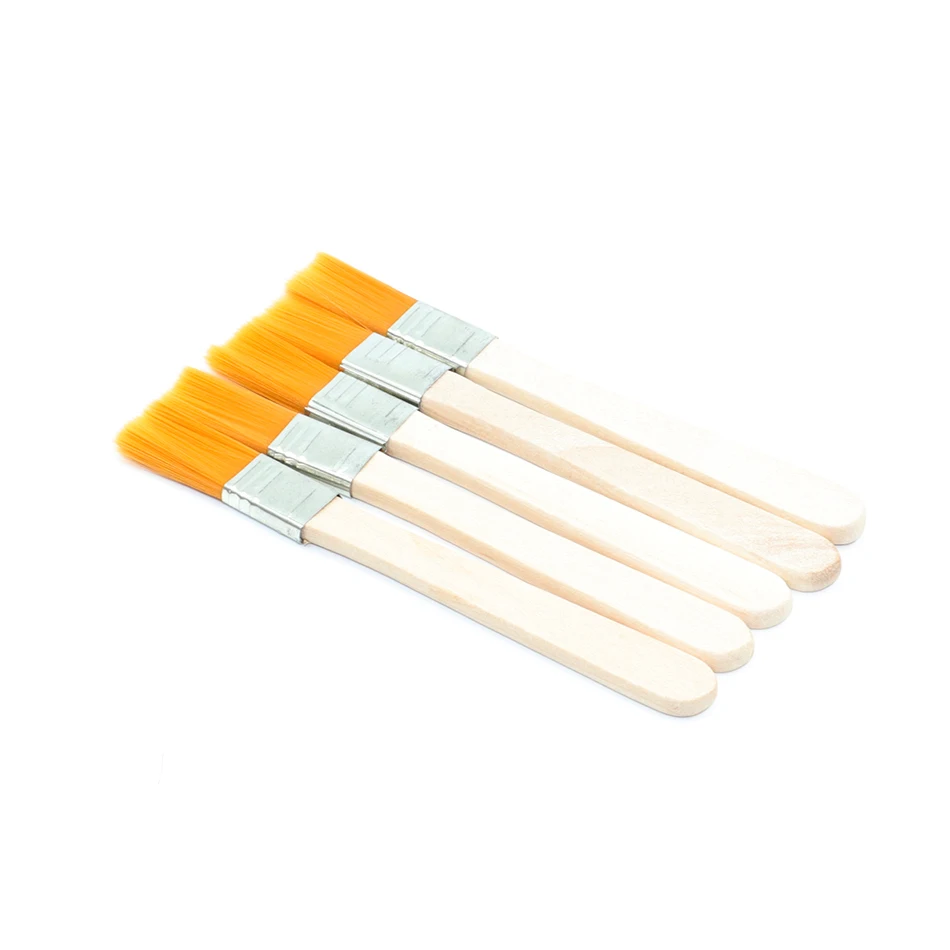 

10pcs solder paste brush, BGA ball planting brush, computer keyboard dust removal, barbecue, painting brush with wooden handle