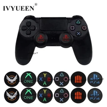 IVYUEEN 2 шт. для sony Dualshock playstation 4 PS4 Pro тонкий контроллер силиконовые аналоговые накладки на Джойстик Крышки для X Box One X/S