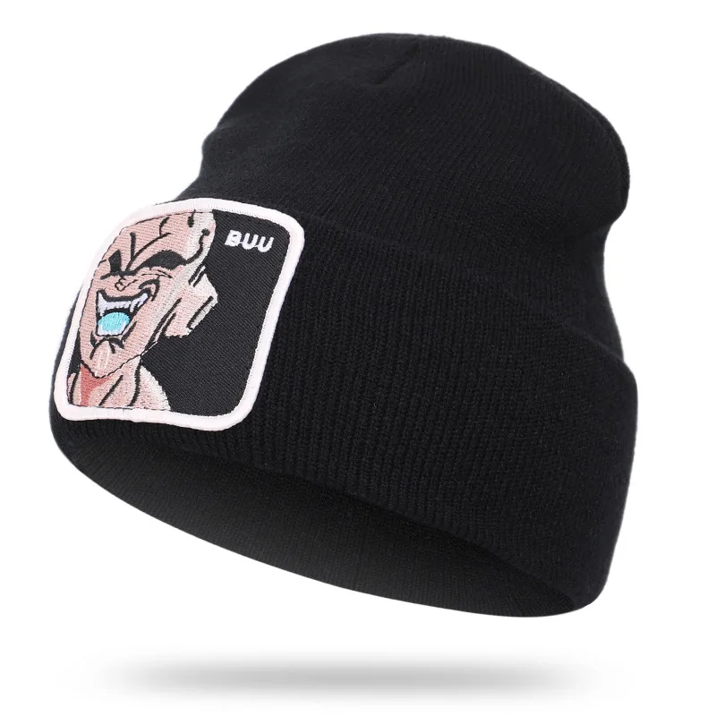 Buu Beanie шляпа для мужчин мальчиков осень зима вязать Теплый Жемчуг дракона краями Акриловые комиксы Лыжный спорт Открытый аксессуары для подростков