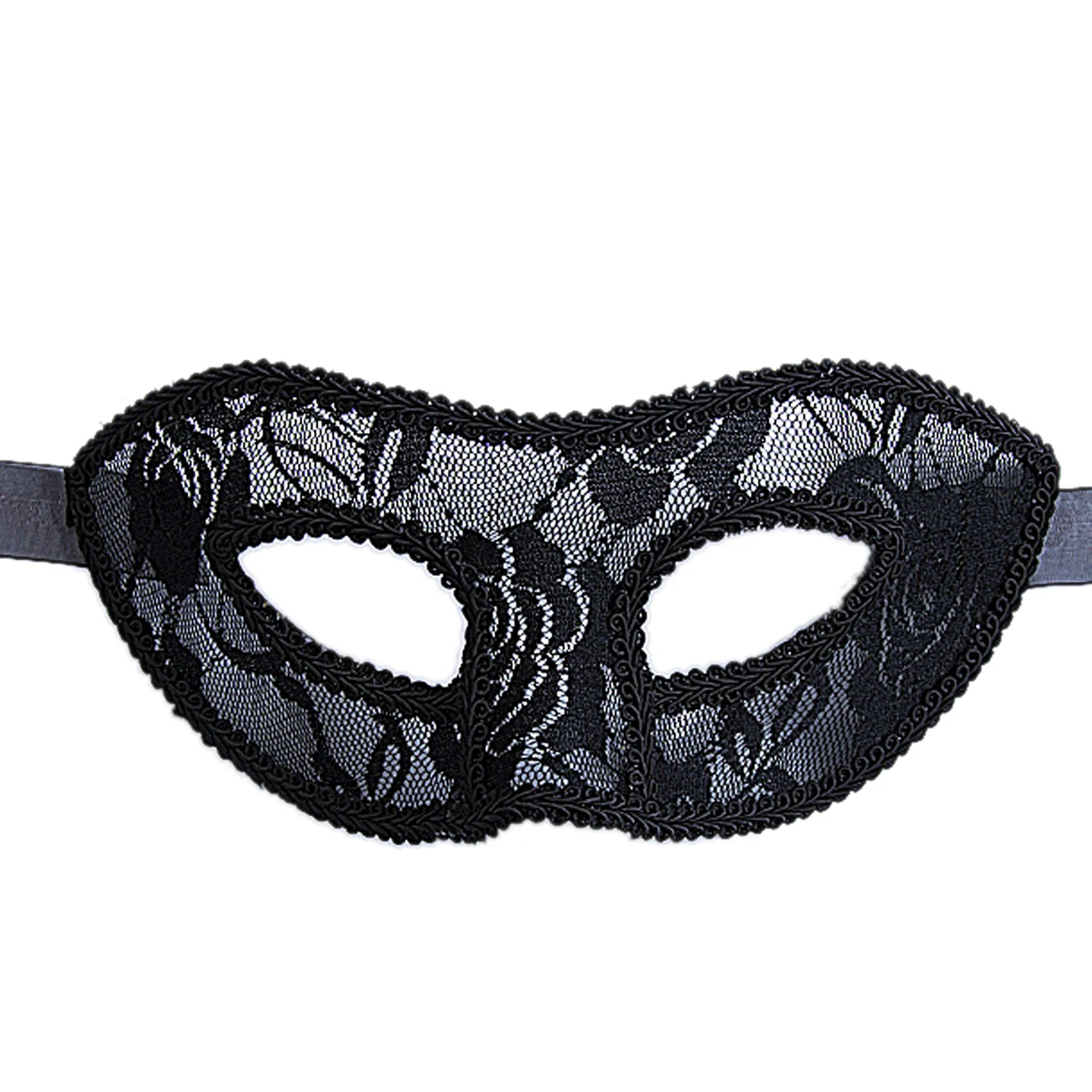 Женские Сексуальные Кружевные маски для вечеринок маски для карнавальный на Хэллоуин венецианские костюмы Красный Черный Белый - Цвет: Черный