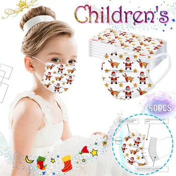 

Mascarilla 100pcs Kids Mask Children's Masks Disposable 3-layer Cartoon Mask Kids Face Mask For Kids Mouth Caps Disposable