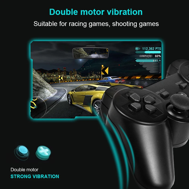 2 4G беспроводной игровой контроллер для PS2/PS3 пульт дистанционного управления