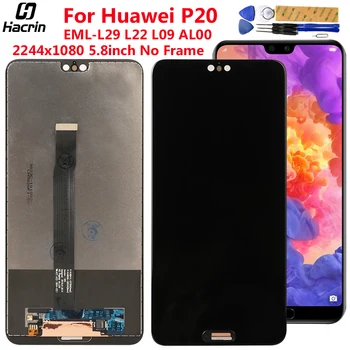 

Display For Huawei P20 EML-L29 L22 L09 LCD Display Touch Screen Digitizer Assembly Replacement LCD For Huawei P20 Screen 5.8inch