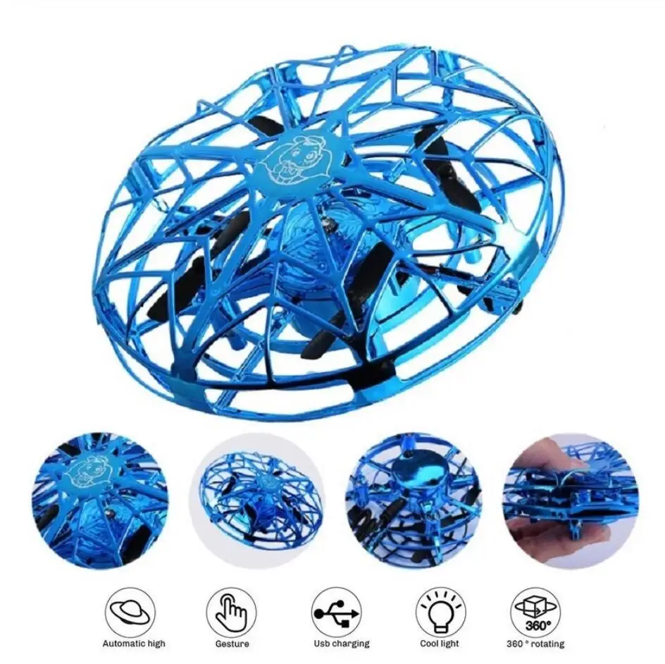 Flying Helicopter Mini drone UFO RC Drone Infraed Induction Aircraft Quadcopter Upgrade RC Toys Christmas Gift For Kids