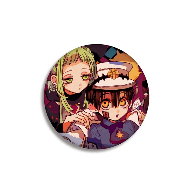 Toilet Bound Hanako Kun Anime Badges on a Backpack NENE Anime Icons Pins Badge Decoration Brooches Metal Badges For Clothes DIY 14