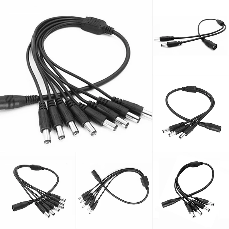 Разветвитель кабеля высокое качество 8 способов сплиттер DC кабель-удлинитель для