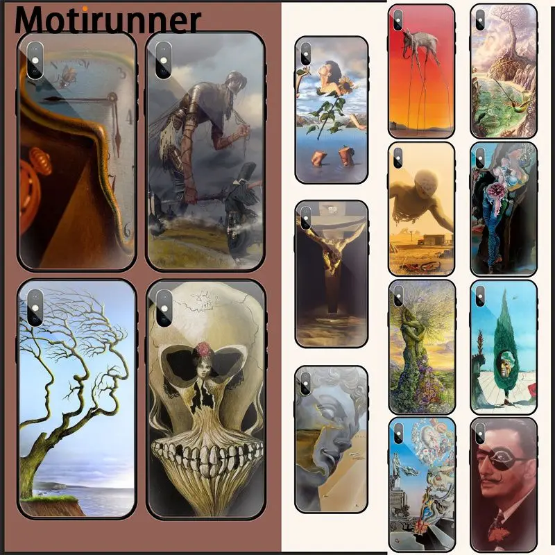 Motirunner Salvador Dali художественный ТПУ Мягкий силиконовый чехол для телефона iPhone 11 pro XS
