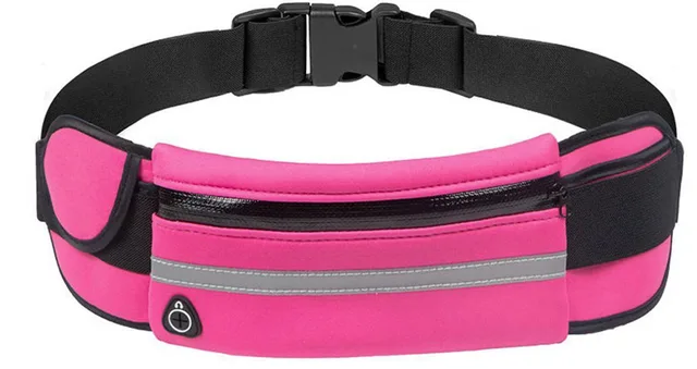Running Bag Women Waist bag Belt bag Men Sports Fanny Pack Mobile Phone Bag Gym Running Cell Phone Jogging Run Cycling Bag pink