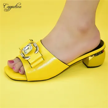 

Amazing Party African Lady High Heel Pumps Shoes With Stones 86-7 Heel Height 5.5CM