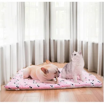 

Portable Pet Dog Bed Blankets Winter Warm Mats Soft Sofa Cushion Washable Puppy Blanket Pad for Dogs Sleeping Beds Pet Supplies
