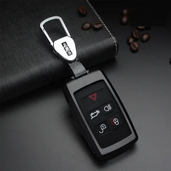 

Aluminum Alloy Car Key Case Metal Remote Shell Cover Keychain Protector Bag Holder For Land Rover Range Rover Smart Key