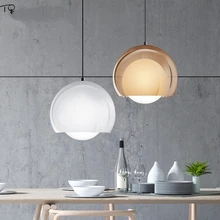Скандинавские простые атмосферные светодиодные декоративные современные модные дизайнерские кухонные подвесные лампы для ресторана столовой гостиной кабинета