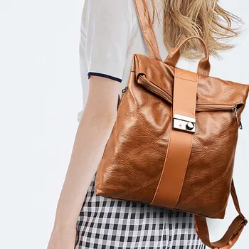 

New Men's And Women‘s Leisure Fashion Large Capacity Shoulders Bag Student Backpacks lady bag anti-theft Travel women backpack