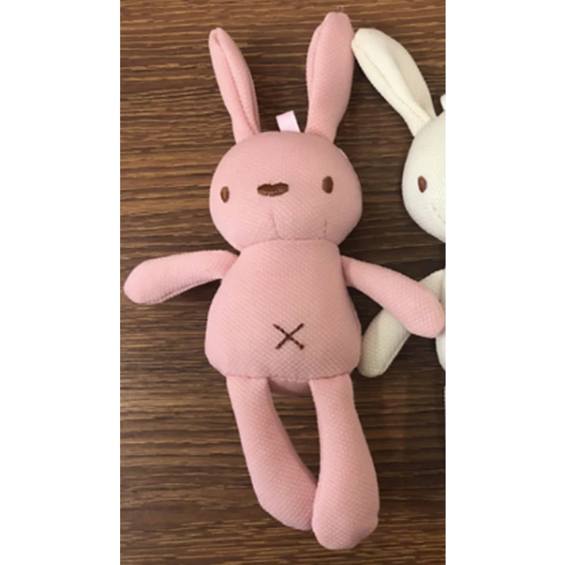 Длинный 20 см, Кролик плюшевая игрушка брелок плюшевые игрушки багажная игрушка украшение в виде свадебного букета игрушка - Цвет: Pink