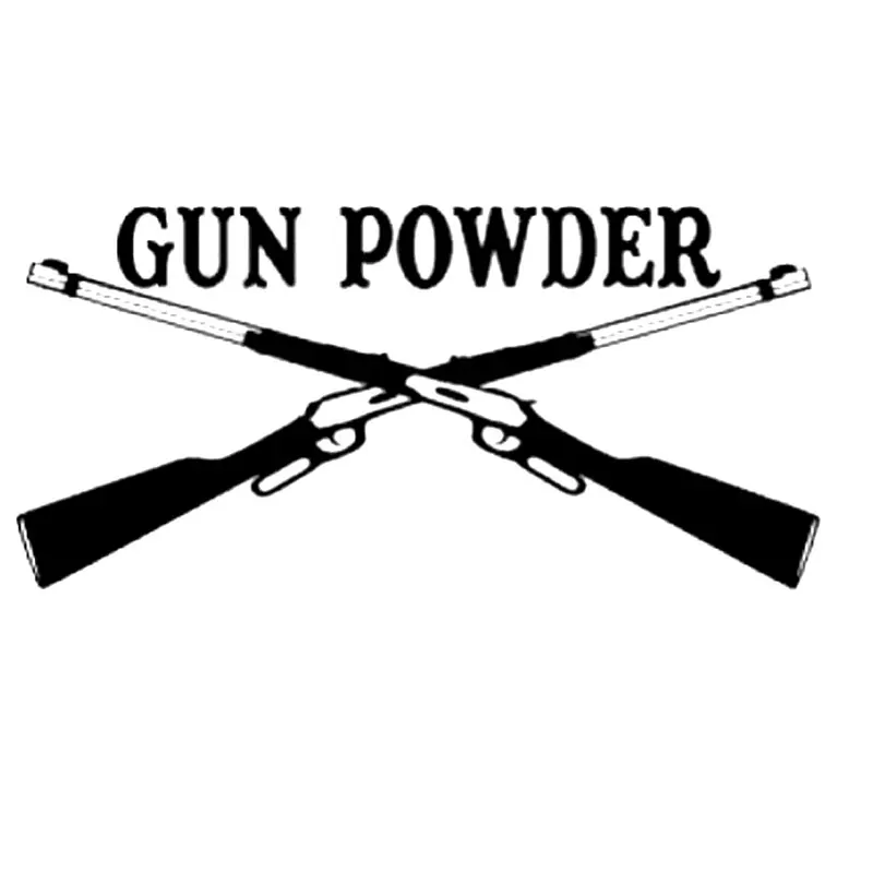 

Gun Powder Reflective Styling Cover Scratches Car Sticker and Decals Bumper Window Laptop Bodywork Vinyl Car Interior KK18*9cm