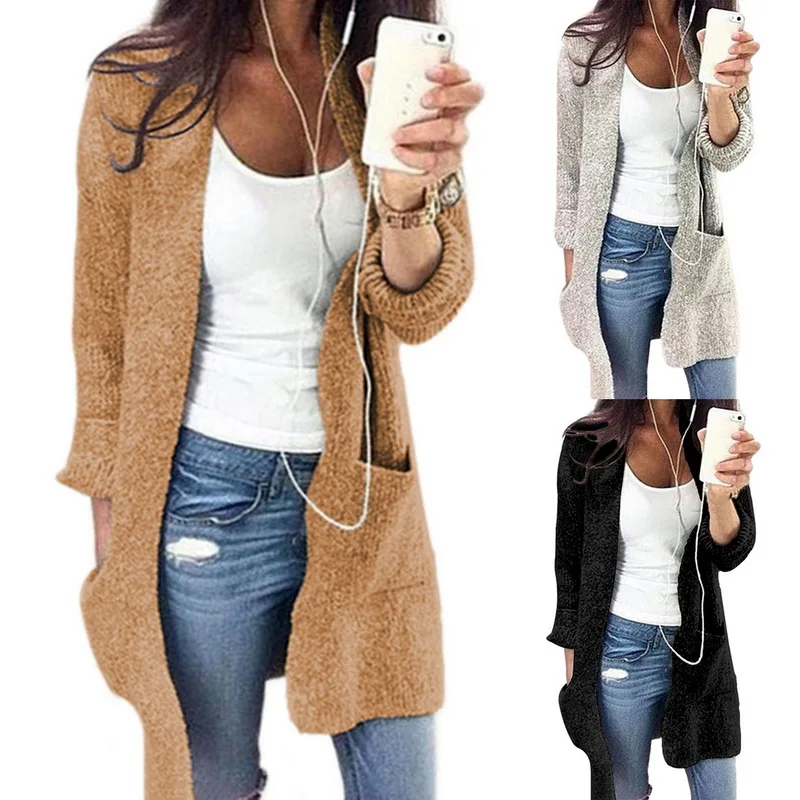 MJARTORIA 2020 Spring Women Sweater Striped Color Block Draped Loose Cardigan Long Sleeve Casual Knit Sweater Coat MJARTORIA 2020 Spring Women Sweater Striped Color Block Draped Loose Cardigan Long Sleeve Casual Knit Sweater Coat