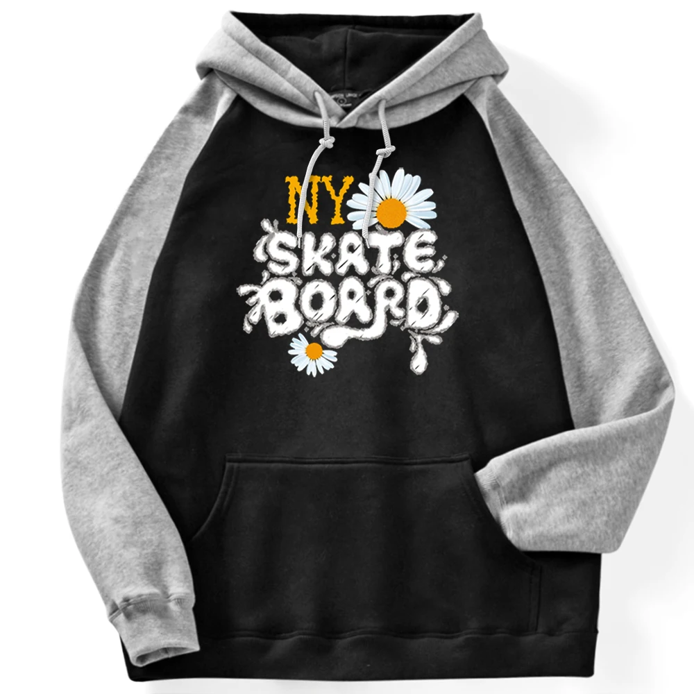 

Personality Letter Flower Printing New Raglan Hoodie Female Aesthetics Fashion Pullover For Women Warm Loose Women'S Sweatshirt