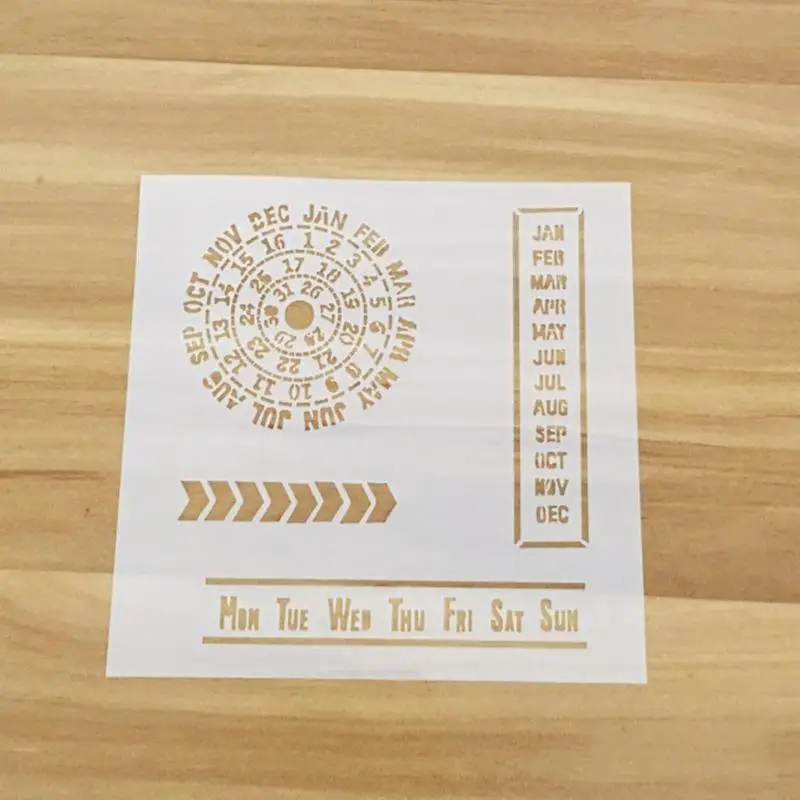 clocks letter Печатные трафареты торта резные помадки DIY украшения плесень Strew - Цвет: clocks letter