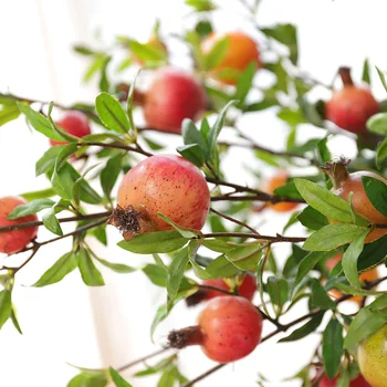 

Lan Kwai Fong New Style Model Pomegranate Artificial Flower Fruit Home Decoration Imitation Flowers Model Plants