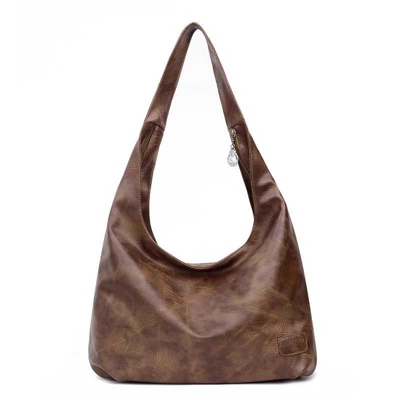 Vintage Ladies Hand Bags for Women Large Capacity Shoulder Bag Brand Luxury Handbags Women Bags Designer Leather Tote Bags