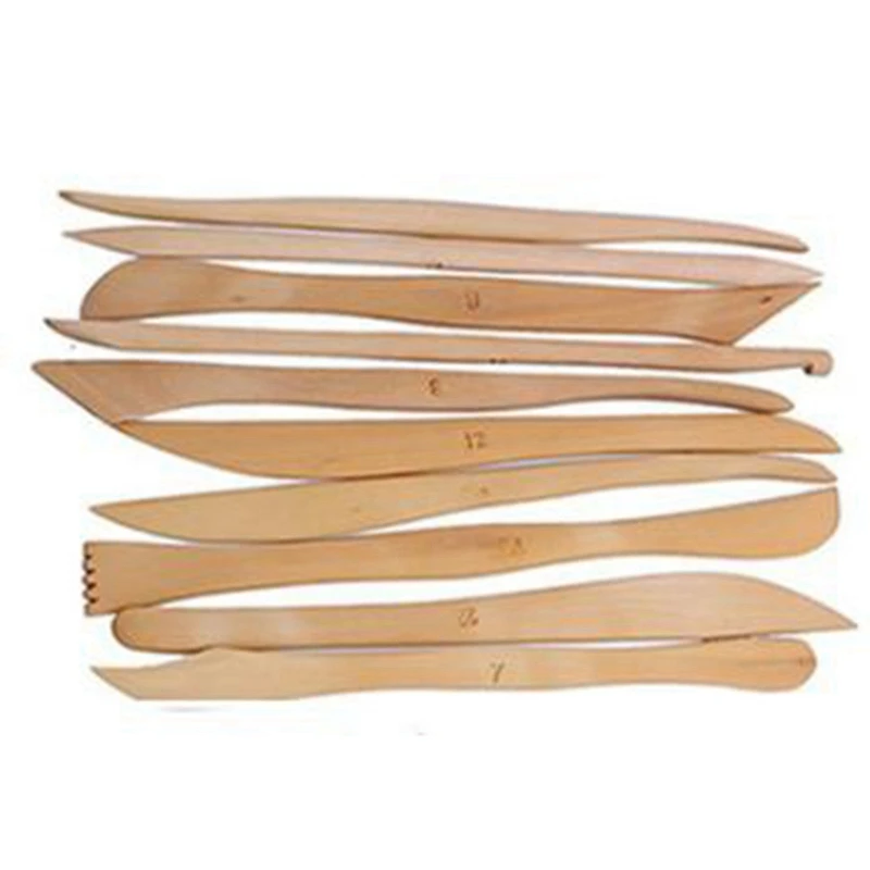 31 Pcs Arts Crafts Clay Sculpting Tools Pottery Carving Tool Set Pottery&Amp Ceramics Wooden Handle Modeling Clay Tools