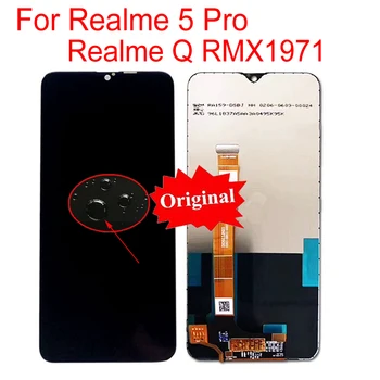 

Original For OPPO Realme 5 Pro / Oppo Realme Q RMX1971 LCD Display Touch Screen Digitizer Assembly Replacement 6.3 inch Black