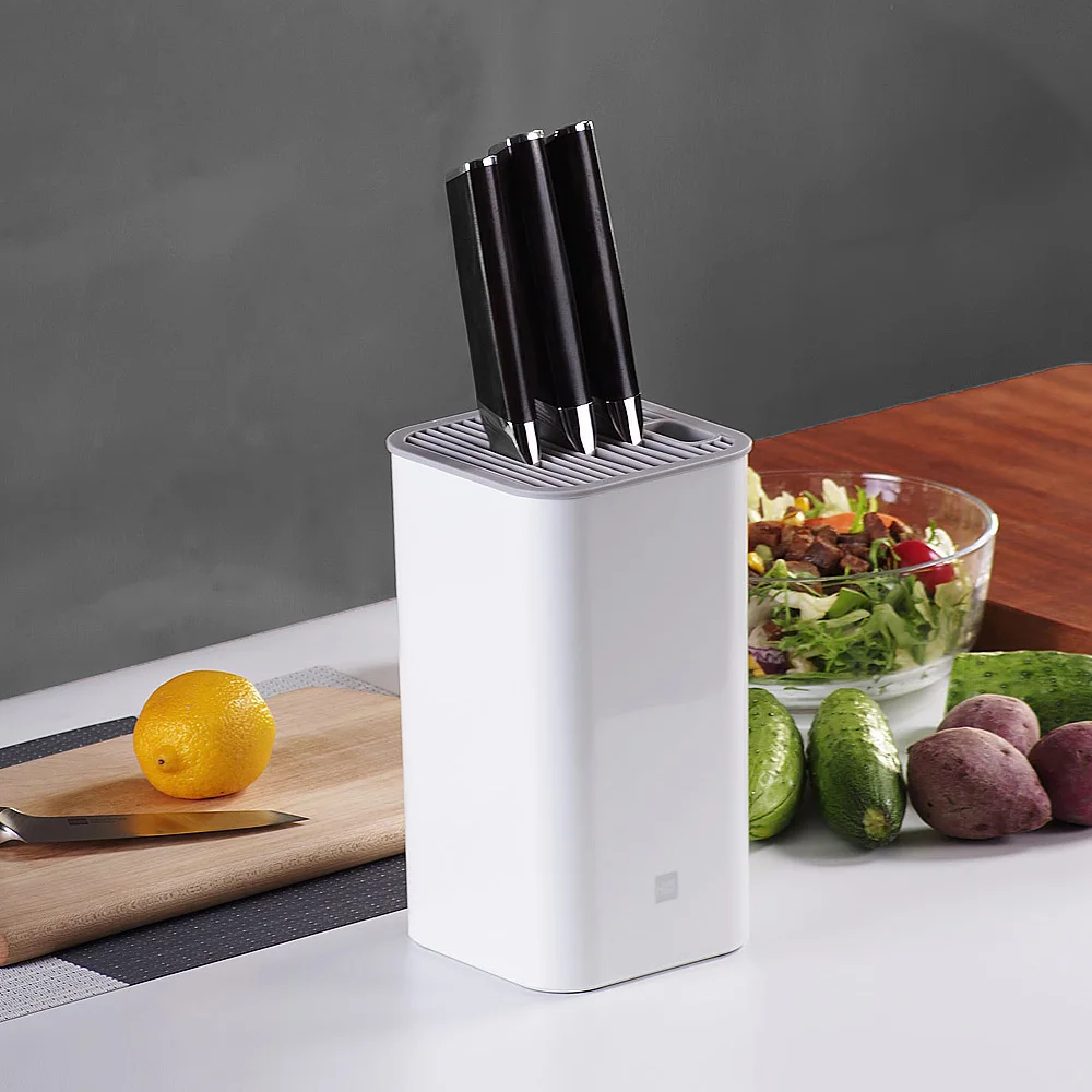 Xiaomi Mijia Huohou держатель для кухонных ножей многофункциональный держатель для инструментов блок ножей Варочные панели трубчатая полка хроморфная
