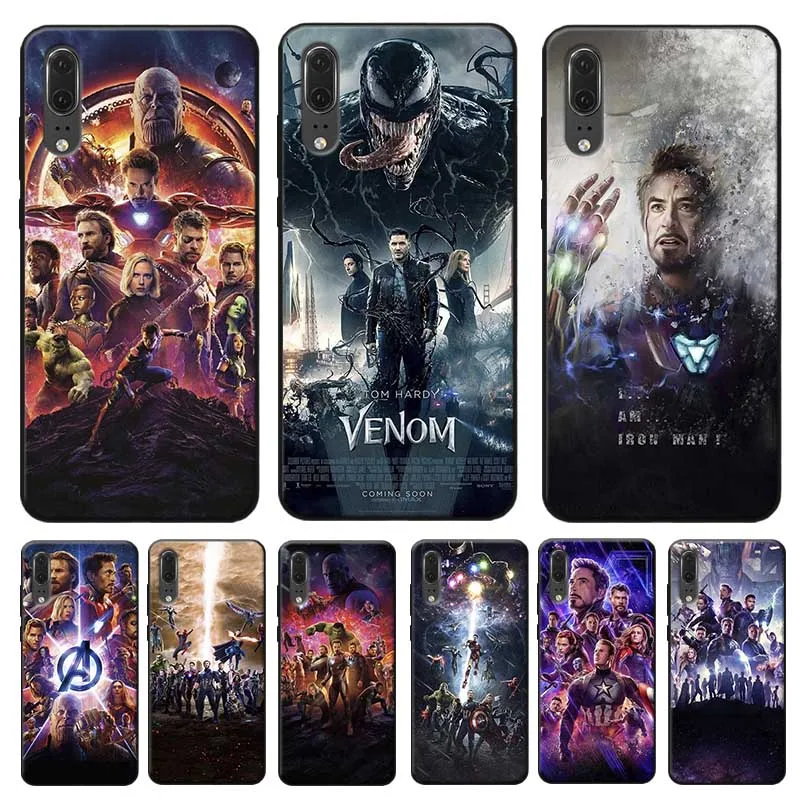 

Captain America Iron Man Avengers Cover for huawei honor 8x 10 20 10 lite 20 pro Clear Soft Silicone Phone Case