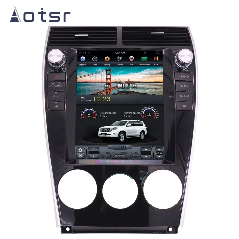 Excellent Tesla Style Android 7 Vertical Screen GPS Navigation No DVD Player For Mazda 6 2002-2008 Auto Stereo Multimedia Player Head Unit 6