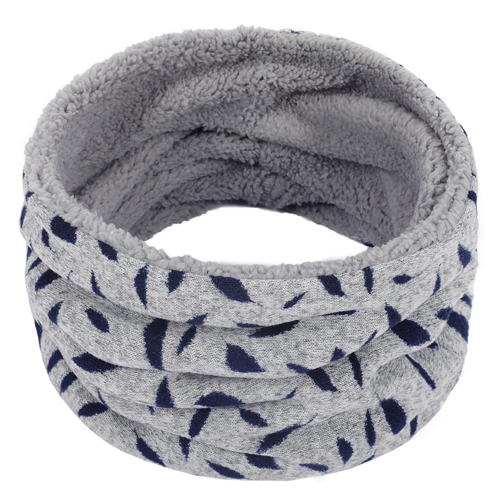 

Multicolor Neck Scarves 2019 New Plush Autumn Winter Scarf Ring Collar Autumn Winter Collar Scarfs Cotton Star Print Foulard 919