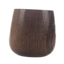 Деревянная чашка первобытная ручная работа из натурального дерева Кофе Чай пиво сок молоко кружка дерево-Цвет E(150 мл