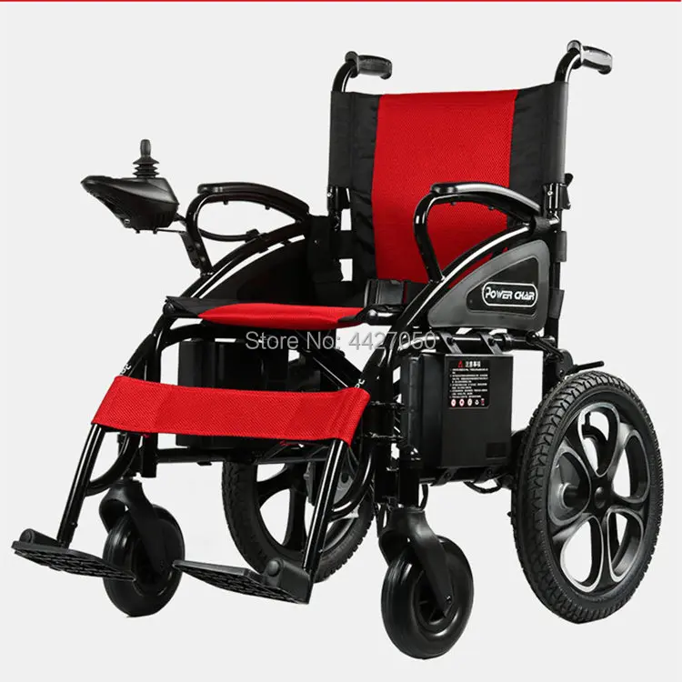 

Free Shipping Portable Folding Electric Wheelchair Disabled Smart Scooter