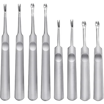 

Hand Leather Edge Skiving DIY Craft Tool, Leather Grooving Tool for Leather Carving Work (8Pcs)