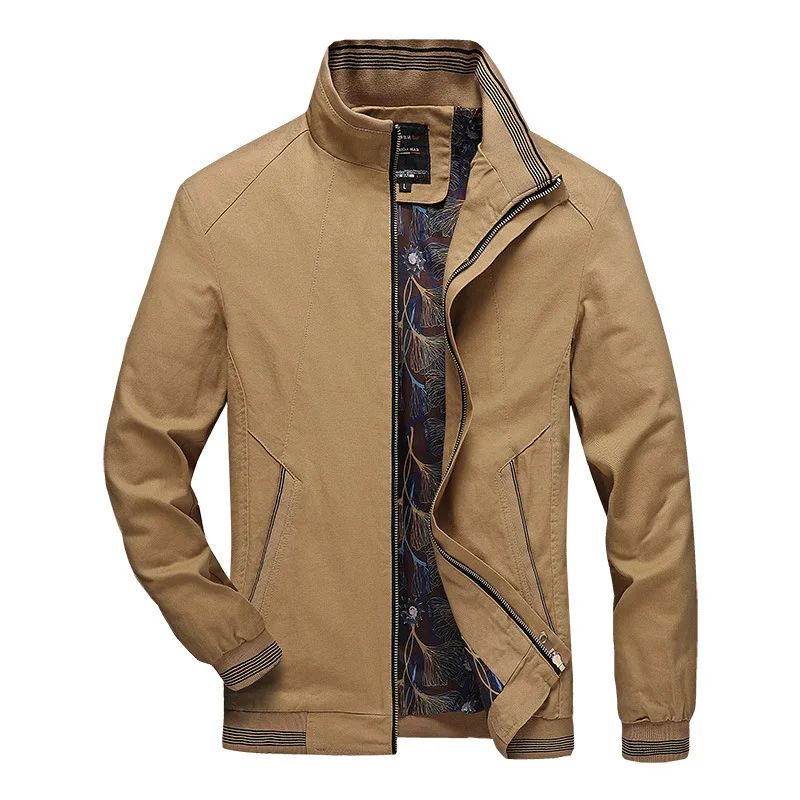 

Men Autumn Winter New Jacket Men's Solid Color Simple Jacket Coat Casual Brand Jackets Male Clothing