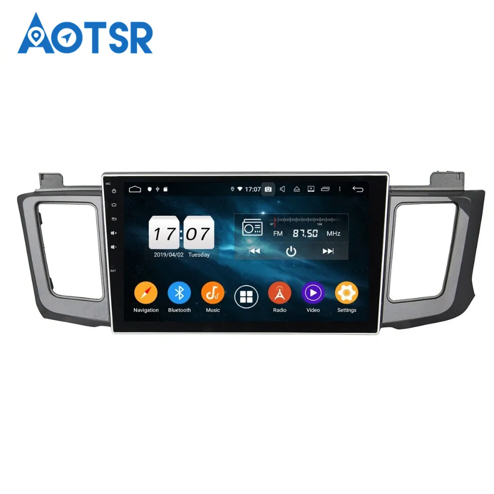 Sale 9" Android 9.0 4GB 64G Octa Core multimedia Car Radio Player for Toyota RAV4 2013-2018 2 Din Auto DSP IPS tape recorder headunit 2