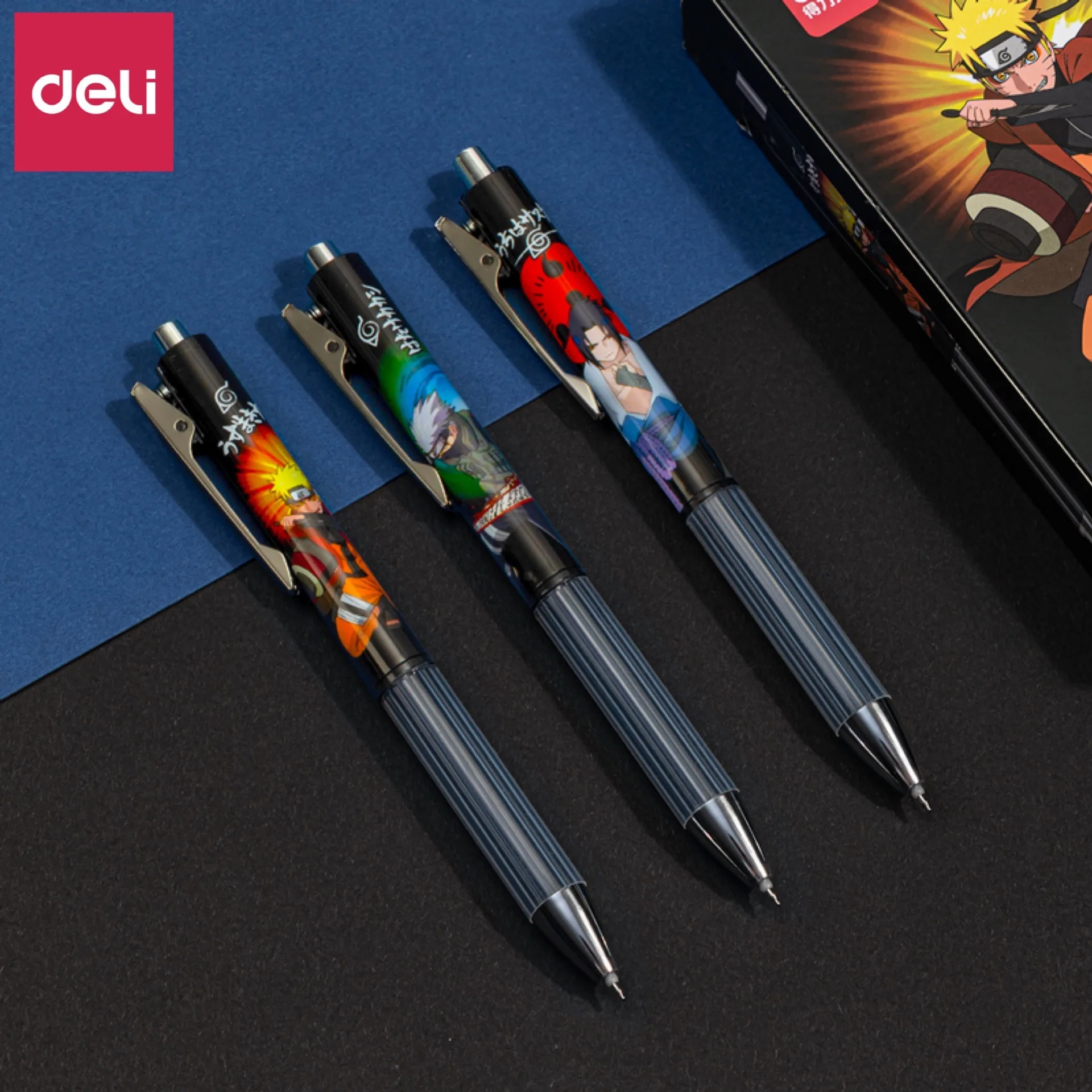 Deli Pens 1 Pcs Kawaii Naruto Gel Pens for School Supplies Japanese  Stationery Cute Anime Pens for Writing Cool Prizes for Kids - AliExpress