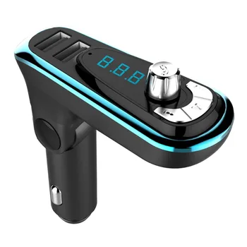

Brand 4-in-1 FM Transmitter Dual USB Port AUX Modulator Car Kit MP3 Player Hands Free Wireless Bluetooth Car Accessories XM-220