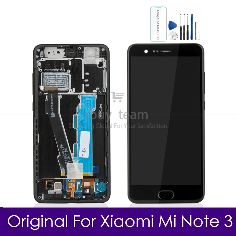 Экран для Xiaomi mi Note 3 ЖК-дисплей+ рамка сенсорная панель экрана для mi Note3 ЖК-дигитайзер Запасные части