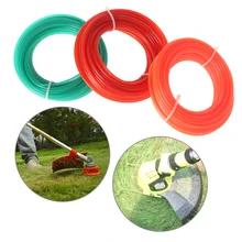 Прочный 1 рулон нейлоновая круглая веревка триммер для травы линия стриммер кусторез проволока Газонокосилка аксессуары садовые инструменты товары для дома