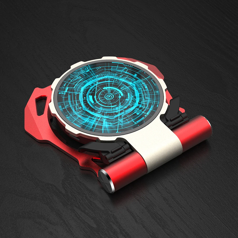 QI creative mini magic array iron man portable folding wireless charger mobile phone bracket fast c