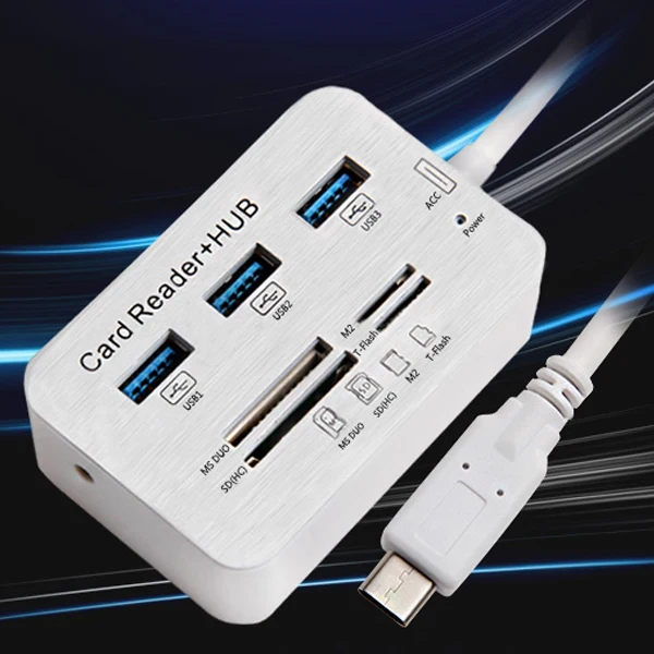 Мини-usb C концентраторы 3,0 Многофункциональный USB type-C с 3 портами SD/TF кард-ридер все в одном для MacBook Pro usb-c концентратор 3,0
